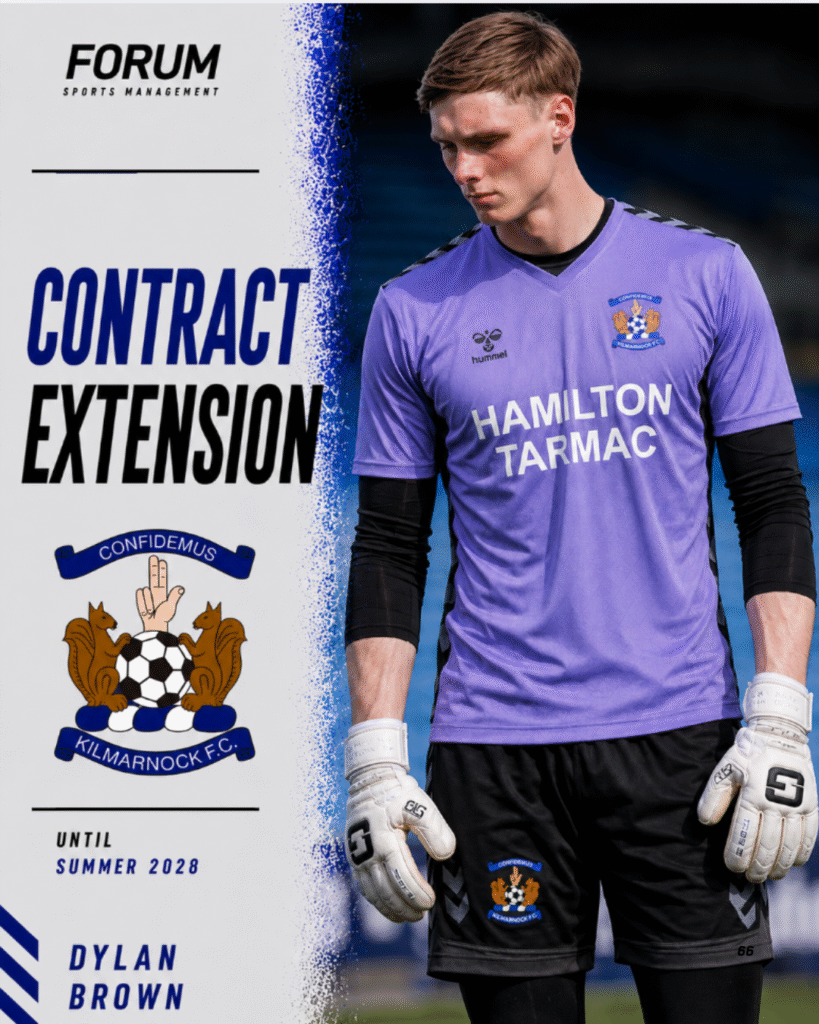 Dylan Brown Signs New Two-Year Deal at Kilmarnock